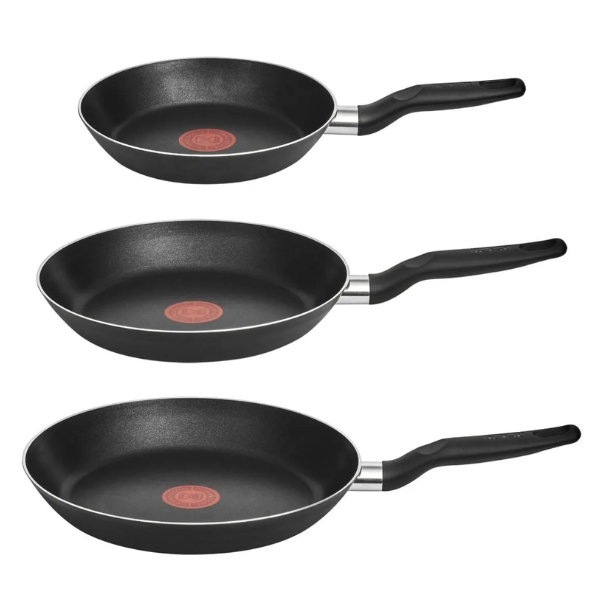 JUEGO DE SARTENES 3 PZAS VITAL 20/24/26CM MARCA T-FAL