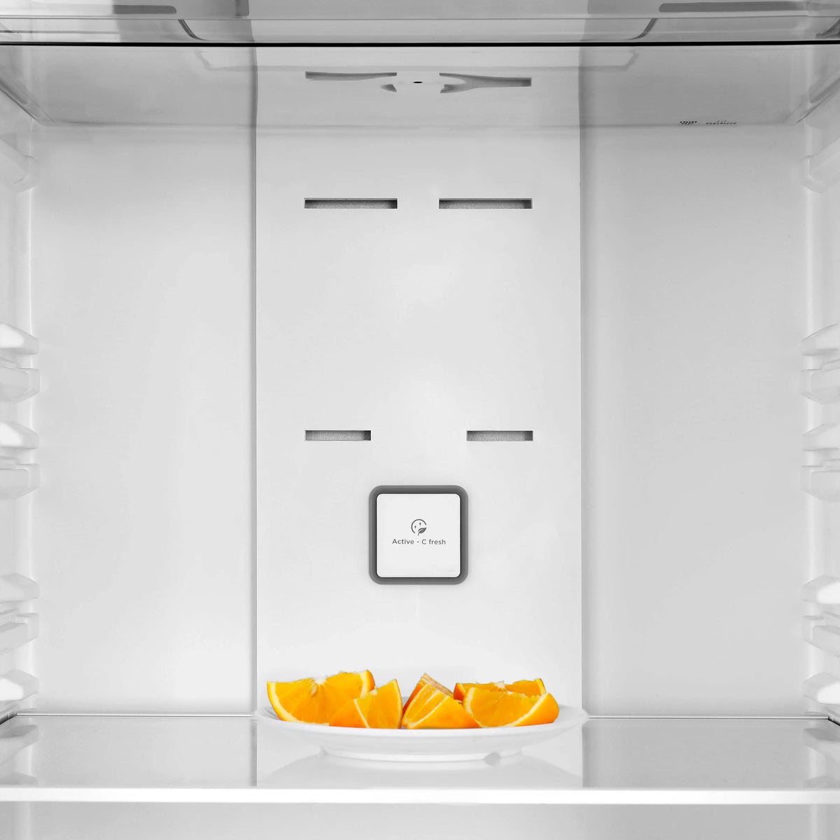 Refrigerador Midea Top Mount 17 Pies Inverter Quattro MDRT645MTM28WD, Congelador 107 L, Cooling Box, Doble Luz LED, Jazz Black