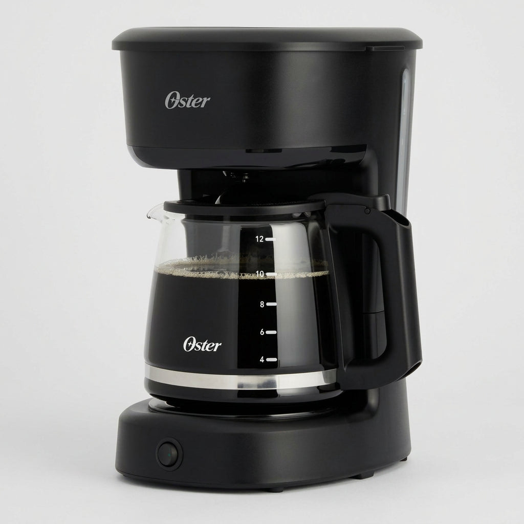Cafetera de Goteo Oster BVSTDC12 12 Tazas 900 W, Filtro Permanente, Pausa y Sirve, Mantiene Caliente, Negra
