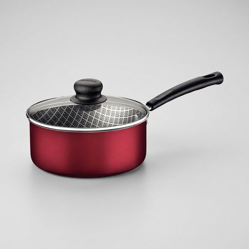 Batería de Cocina Tramontina PrimaOne 10 Piezas Roja 27899/329, Aluminio, Antiadherente Starflon Max Interno y Externo