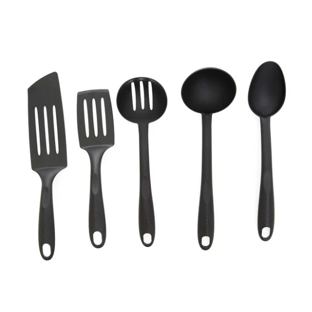 JUEGO DE UTENSILIOS 5PZ COLOR NEGRO T-FAL