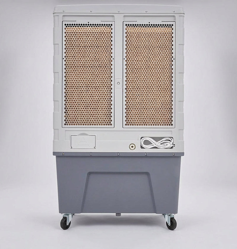 Enfriador Evaporativo Portátil Mytek 3400 100 Litros Motor DC, 2,102 CFM, Hasta 99 m², Control Remoto, Ozono, 8 Velocidades