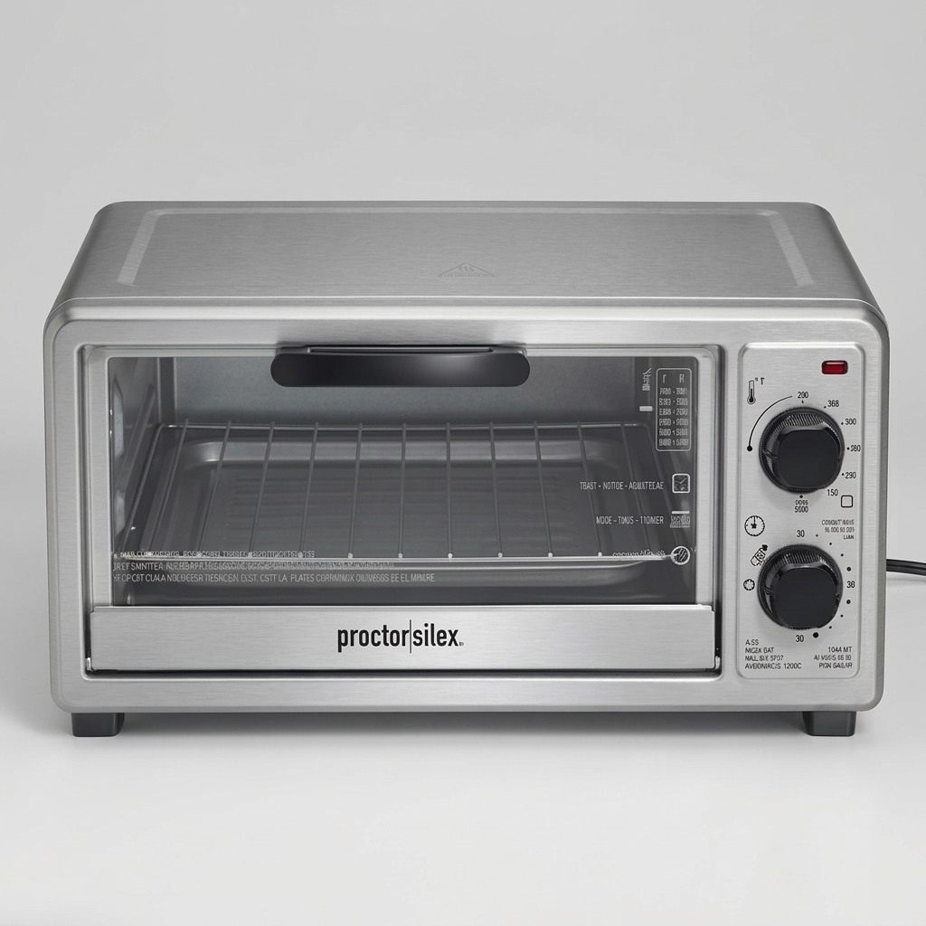HORNO TOSTADOR 4 REBANADAS ACERO INOX PROCTOR SILEX