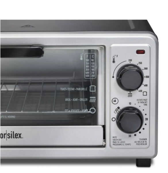 HORNO TOSTADOR 4 REBANADAS ACERO INOX PROCTOR SILEX