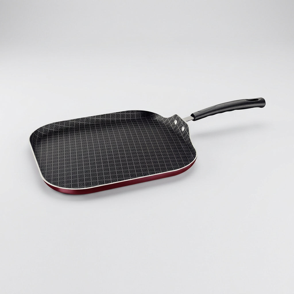 Batería de Cocina Tramontina PrimaOne 10 Piezas Roja 27899/329, Aluminio, Antiadherente Starflon Max Interno y Externo