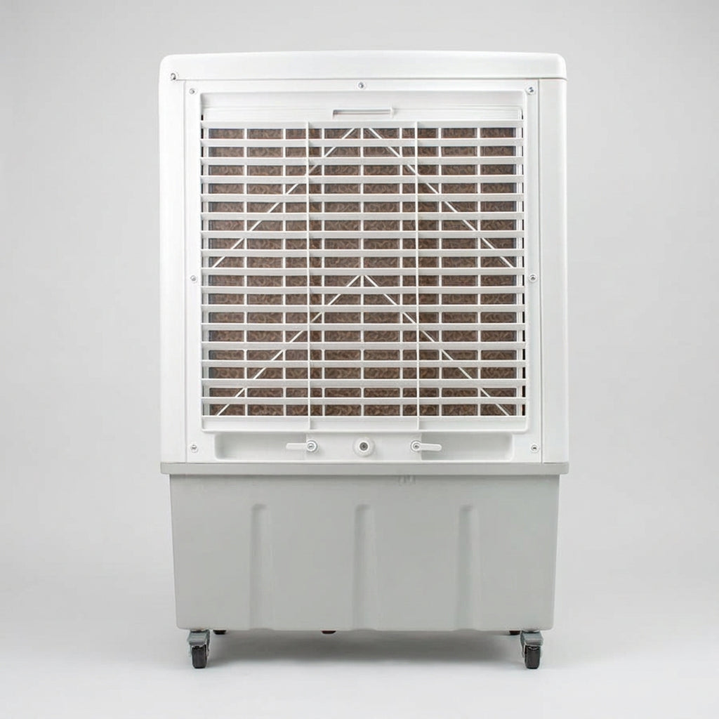 Enfriador Evaporativo Portátil Mytek 3399 60 Litros, 210W, 1,535 CFM, Compartimento para Hielo, 3 Velocidades, Ruedas con Freno