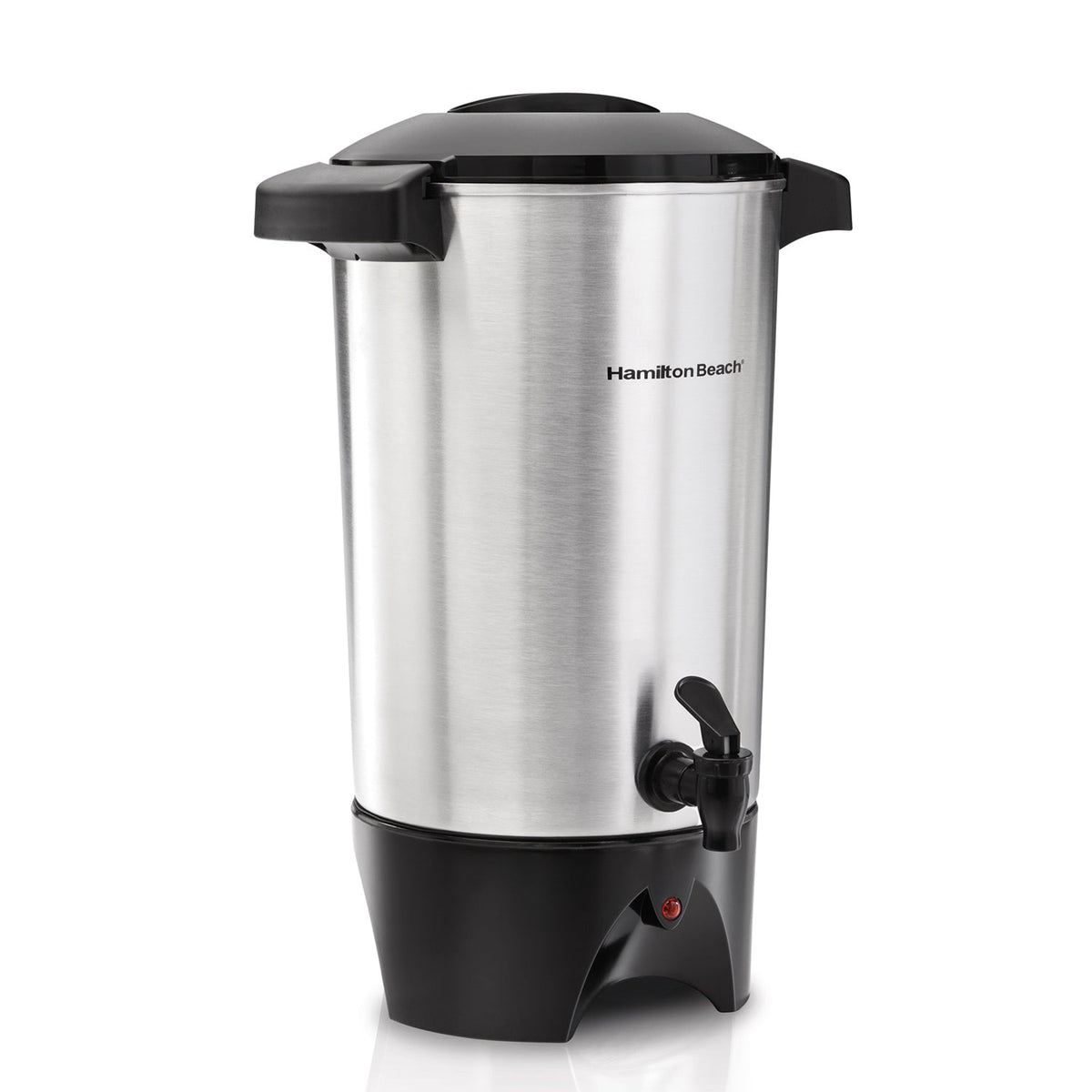 Cafetera Percoladora Hamilton Beach 40515G 45 Tazas con Dispensador de 2 Vías, Mantiene Caliente, Filtro Permanente