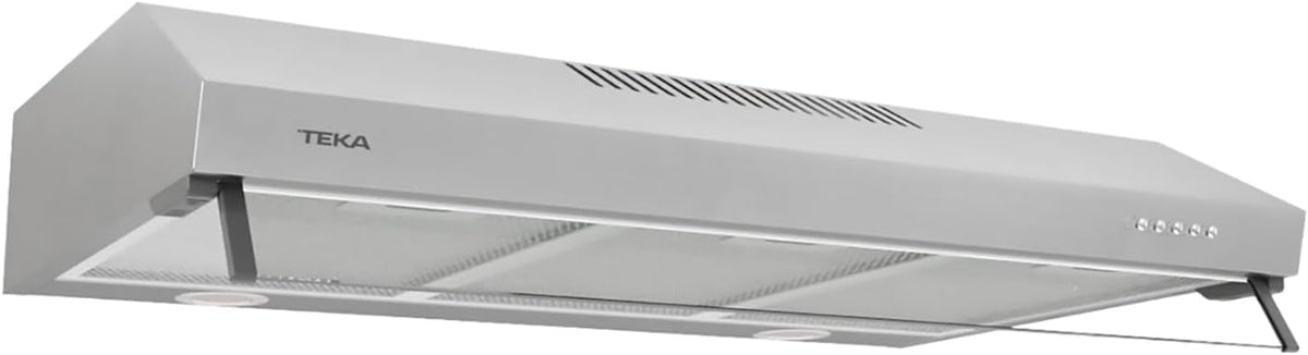 Combo Teka Duetto Deluxe 75: Parrilla de Gas Empotrable 5 Quemadores 75 cm + Campana Extractora 80 cm, Acero Inoxidable, Gas LP y Natural