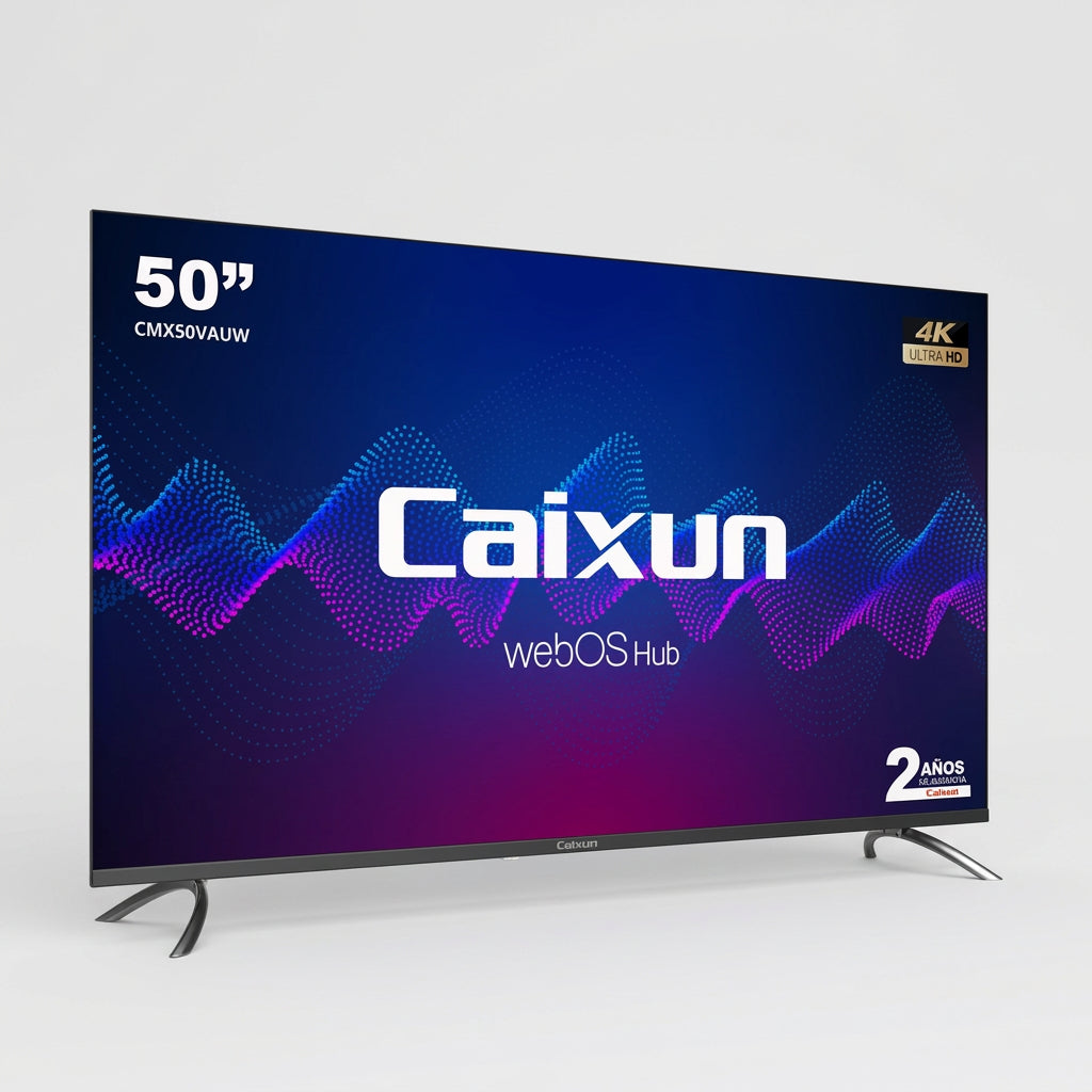 Pantalla Caixun 50" 4K UHD Smart TV webOS CMX50VAUW, Magic Remote con Voz, Wi-Fi, Bluetooth, 3 HDMI