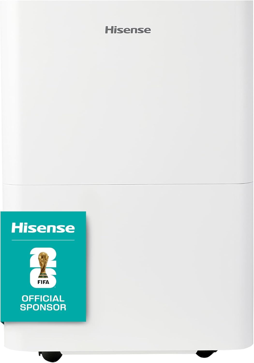 Deshumidificador Portátil Hisense DH50K1R 50 Pintas (23.7 L/día) 110V para 93 m², Control Remoto, Drenaje Continuo, Modo Silencioso