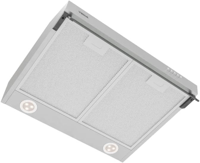 Combo Teka Duetto Deluxe 60: Parrilla de Gas Empotrable 4 Quemadores + Campana Empotrable 3 Velocidades, Acero Inoxidable 60 cm