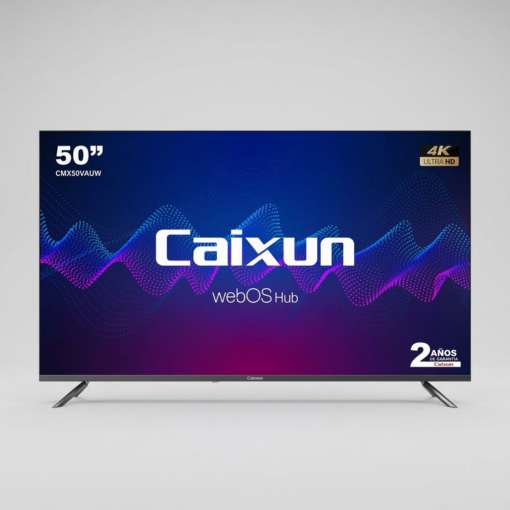 Pantalla Caixun 50" 4K UHD Smart TV webOS CMX50VAUW, Magic Remote con Voz, Wi-Fi, Bluetooth, 3 HDMI
