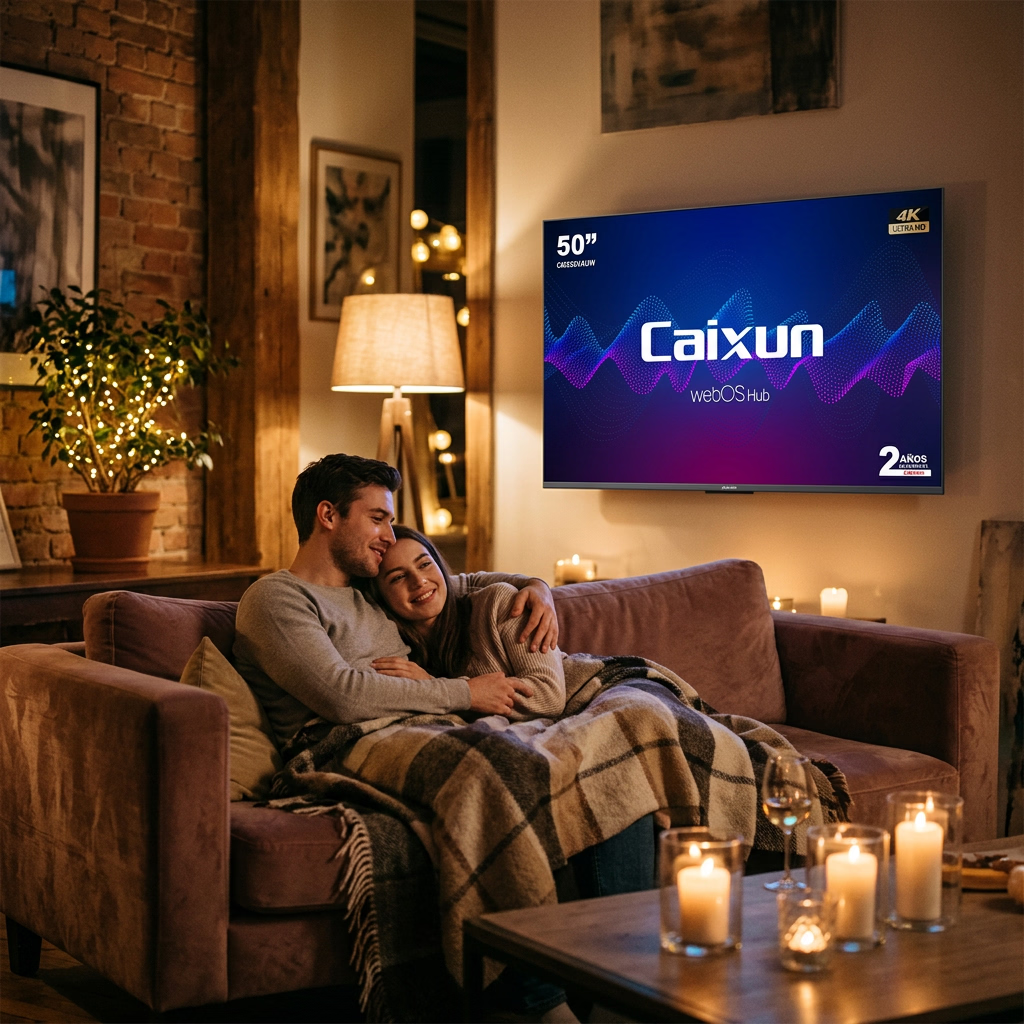 Pantalla Caixun 50" 4K UHD Smart TV webOS CMX50VAUW, Magic Remote con Voz, Wi-Fi, Bluetooth, 3 HDMI