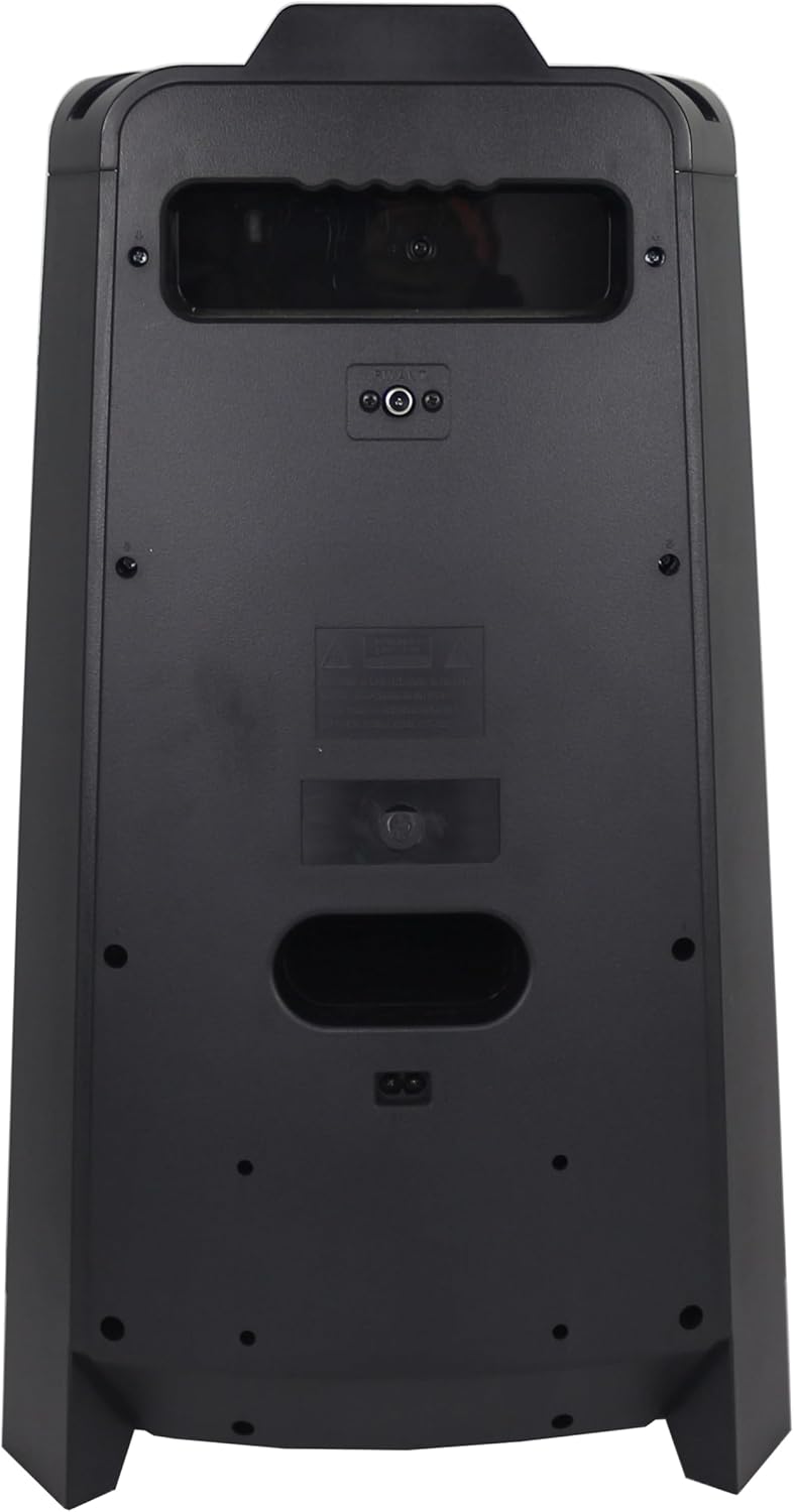 Bocina Bluetooth Aiwa AWPOK400LD 50W RMS (500W PMPO) Karaoke con Micrófono, Luces LED, TWS, Radio FM y Batería Recargable