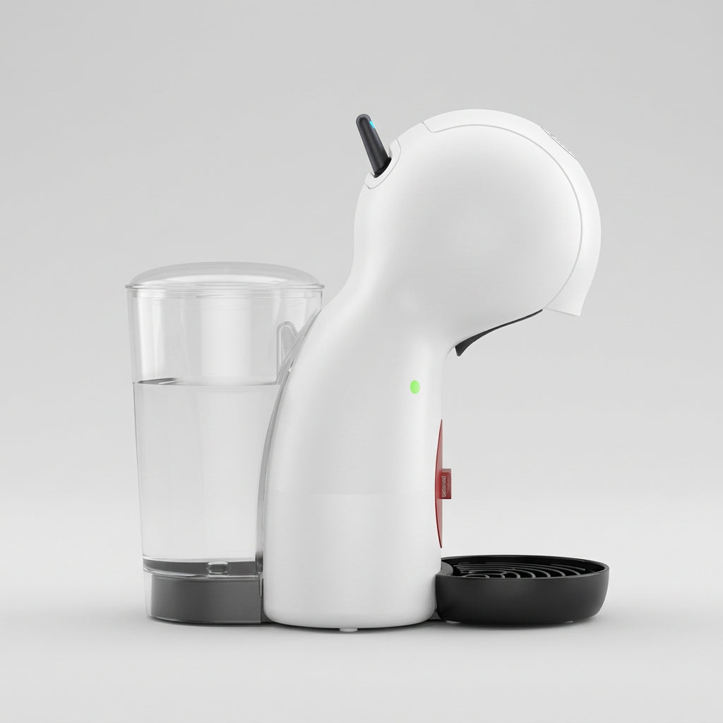 Cafetera de Cápsulas Nescafé Dolce Gusto Piccolo XS Krups KP1A01MX 15 Bares, 0.8 L, Bebidas Frías y Calientes, Modo Eco, Blanca