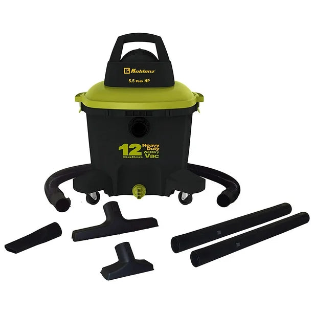 Aspiradora Profesional Koblenz WD-12K – Poder Máximo para Limpiezas Exigentes (45.4 L)