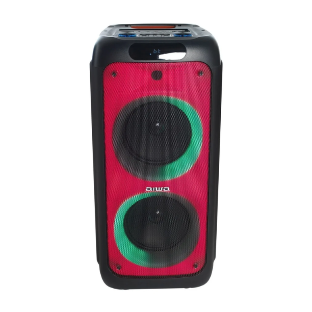 Sistema de Audio Aiwa AWPOH1D 800W PMPO Bluetooth Karaoke con Luces LED, TWS y Batería Recargable