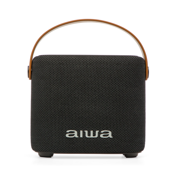Bocina Bluetooth Portátil Aiwa AWS70BTB 7W RMS con Lámpara LED, TWS, IPX4 y Batería Recargable, Negro