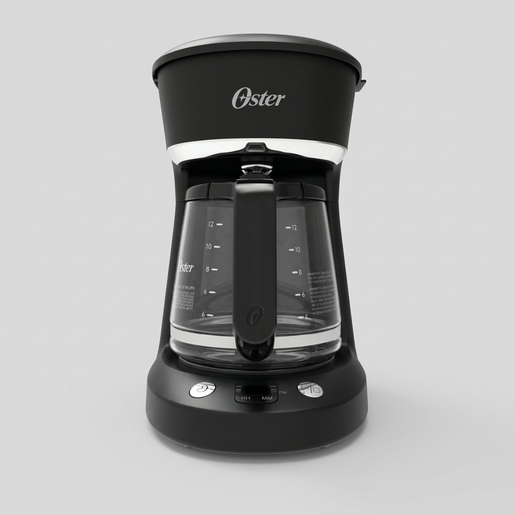 CAFETERA 12 TAZAS C/FILTRO NEGRA (2183235) OSTER