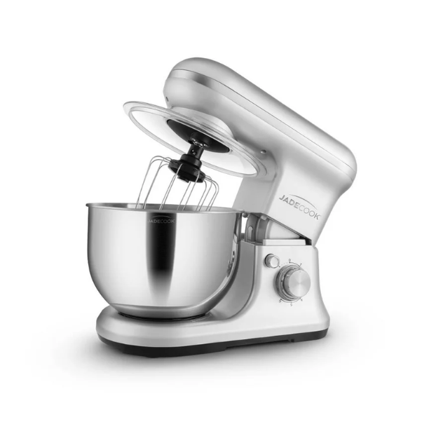 Batidora de Pedestal Jade Cook 4 en 1 C0530-00 Planetaria 6 Velocidades, Tazón Acero Inoxidable 5 L, con Accesorios para Helado