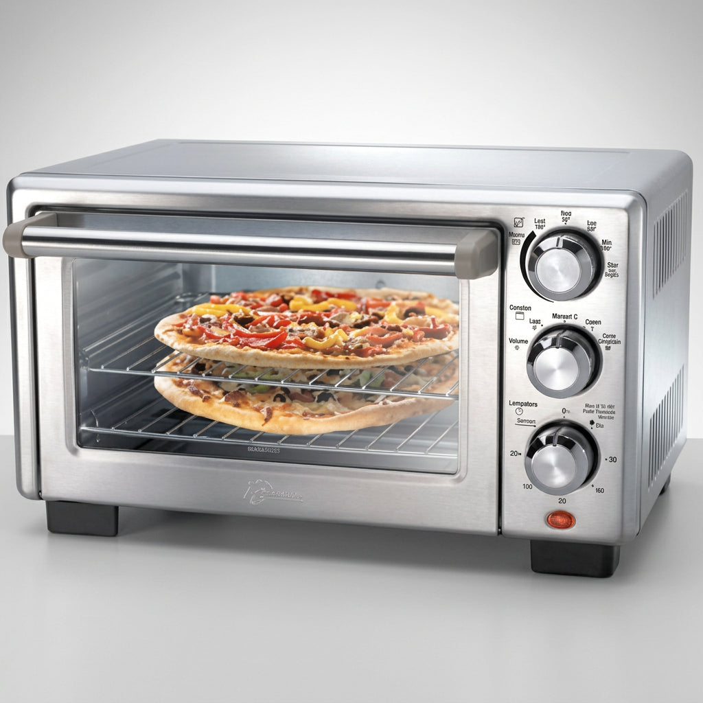 Horno Tostador Eléctrico Oster TSSTTV7118 18 L 1400 W, Convección, 4 Funciones, Temporizador 60 Min, Acero Inoxidable Silver