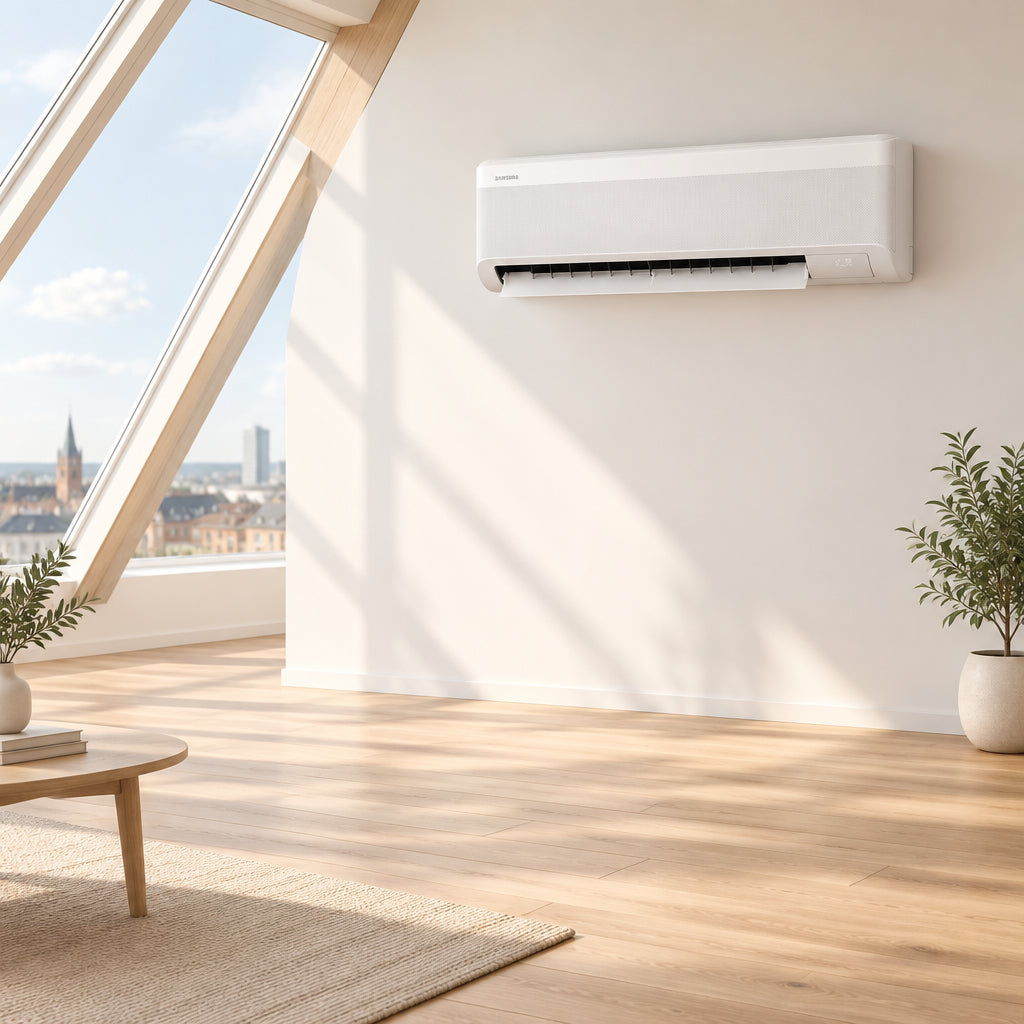 Minisplit Samsung WindFree Inverter AR12DVFAAWK/AX 1 Tonelada Solo Frío, Multivoltaje 127/220V, WiFi SmartThings
