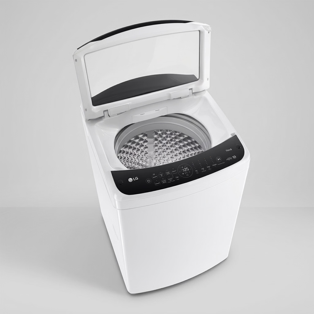 Lavadora LG WT19WV6 19 kg Carga Superior, Motor Inverter Direct Drive, AI DD, 6 Motion, Filtro para Mascotas, Blanca