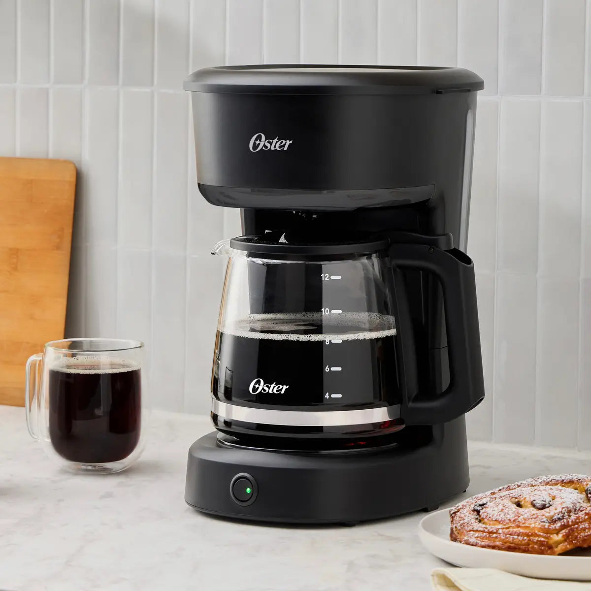 CAFETERA 12 TAZAS C/FILTRO NEGRA (2183235) OSTER