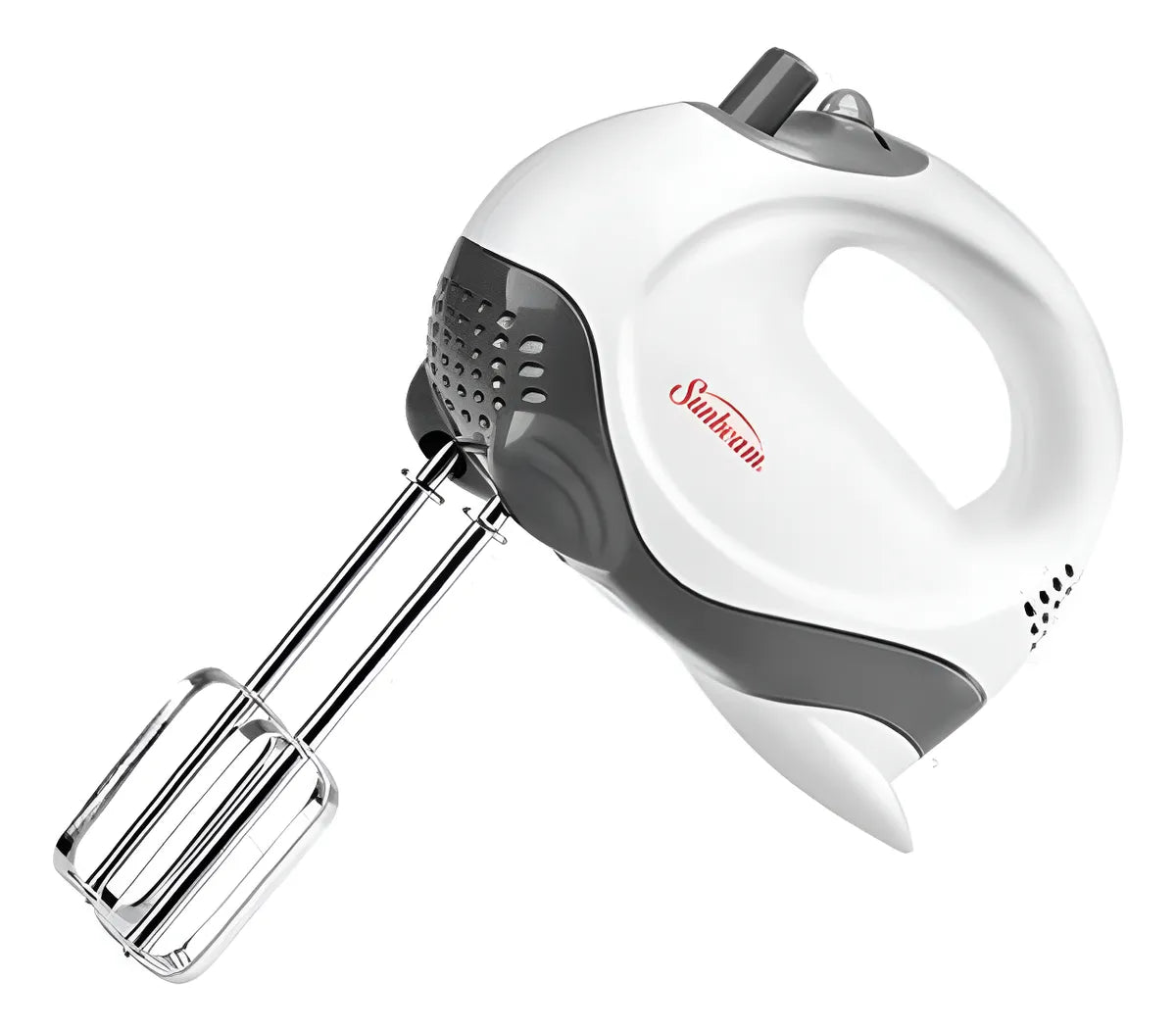 Batidora de Mano Sunbeam FPSBHM4000-013 100W 5 Velocidades, Batidores Cromados, Botón de Expulsión, Blanca