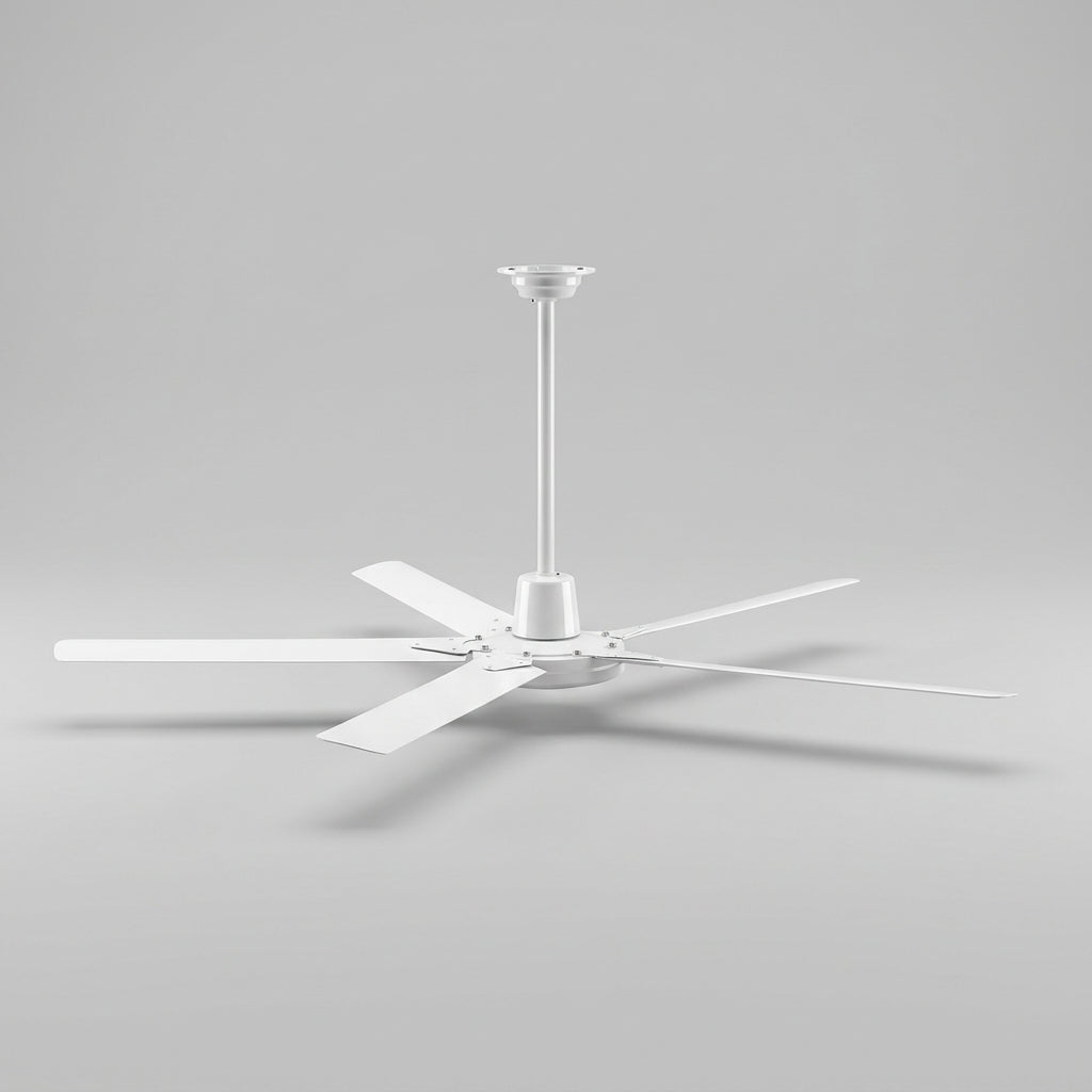 Ventilador de Techo Industrial MasterFan Hércules 56" Blanco VIHESLBL56, 3 Aspas Metálicas, 105W, 360 RPM, Control de Pared 5 Velocidades