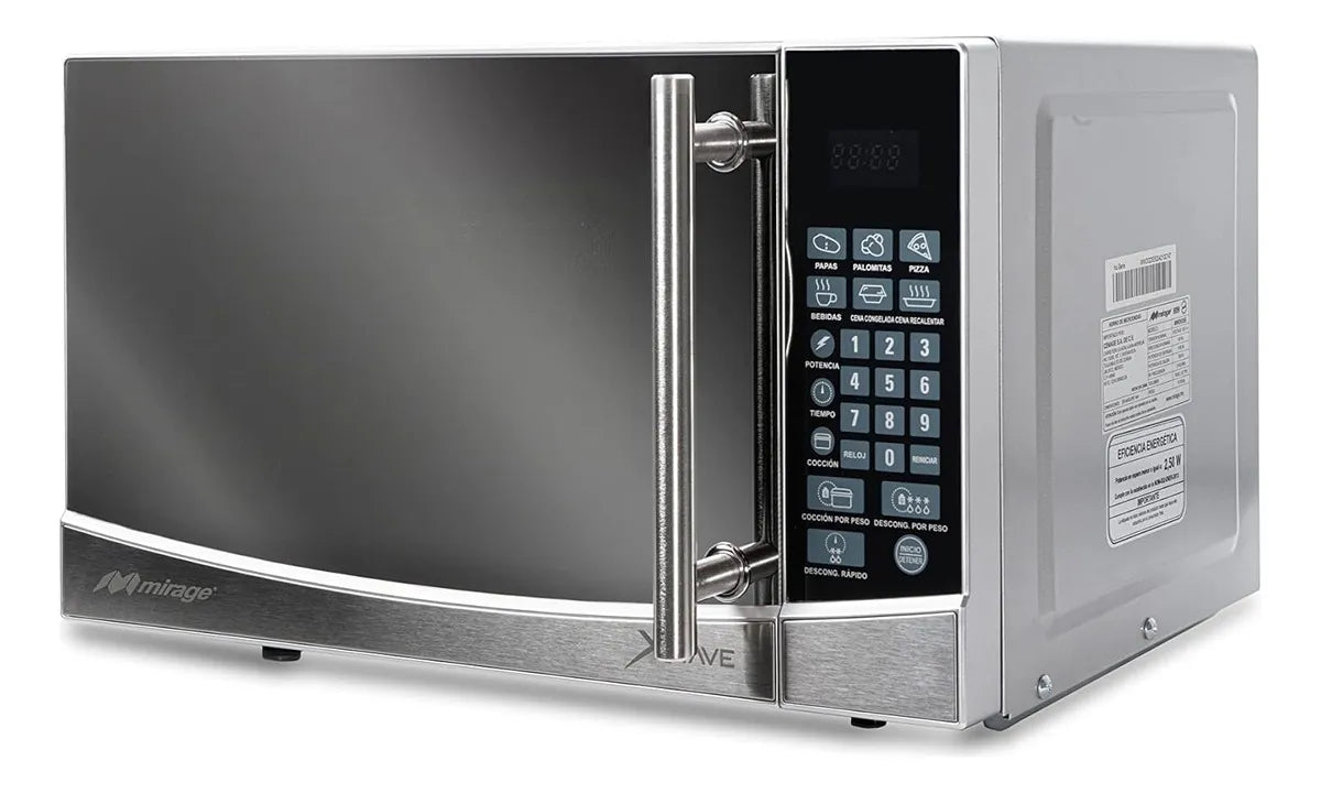 Horno de Microondas X Wave MWD020E de 0.7 Pies Cúbicos con 700 W de Potencia, 6 Niveles, Perillas Manuales, Diseño Compacto y Color Blancoto y Funcional