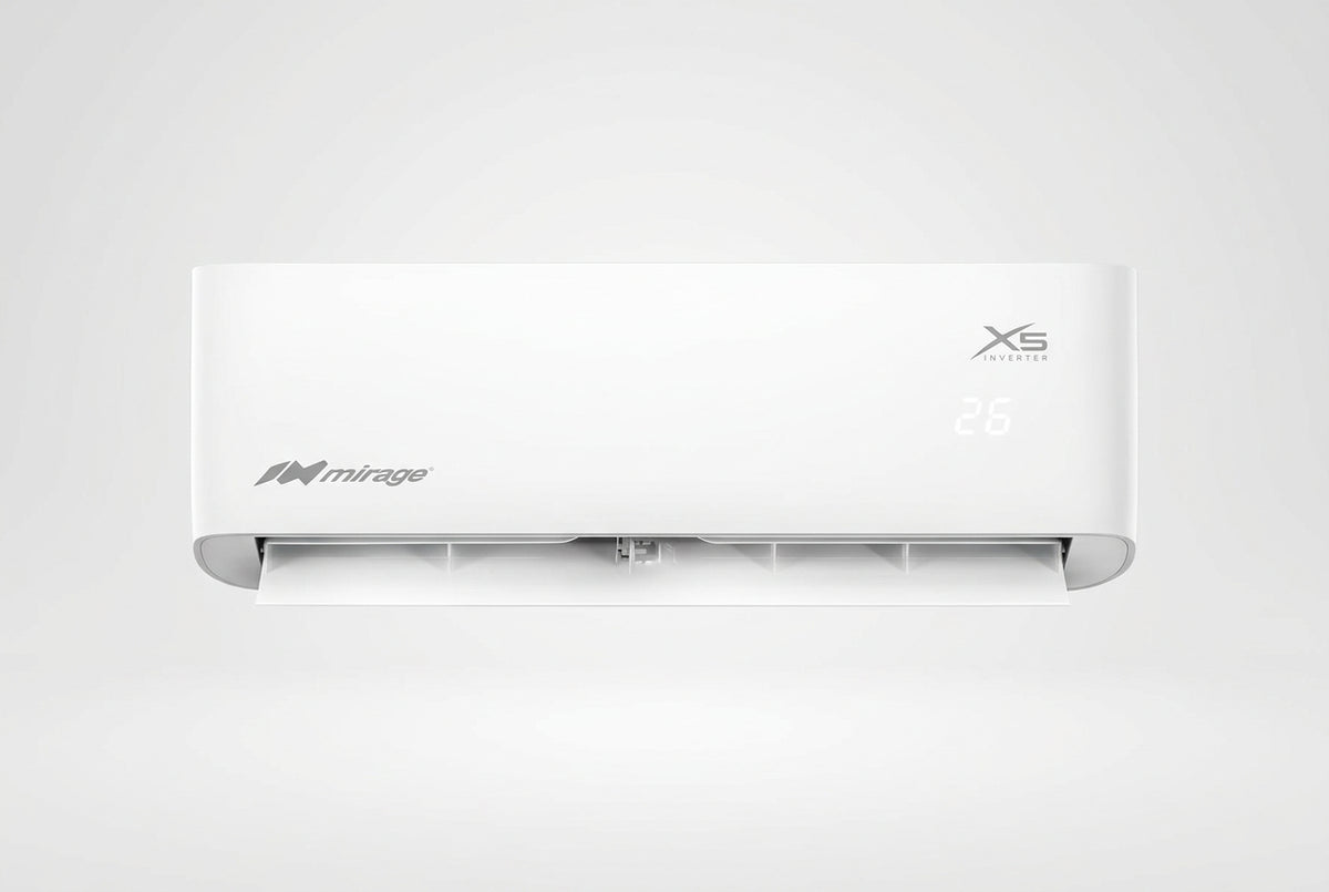 Minisplit Inverter Mirage X5 SETCVF261Q 2 Toneladas 23,000 BTU Solo Frío 220V, WiFi Integrado, 17.7 SEER, Gas R32