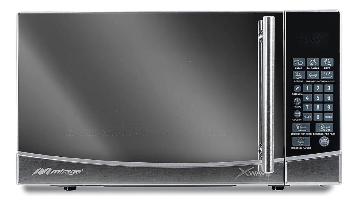 Horno de Microondas X Wave MWD020E de 0.7 Pies Cúbicos con 700 W de Potencia, 6 Niveles, Perillas Manuales, Diseño Compacto y Color Blancoto y Funcional