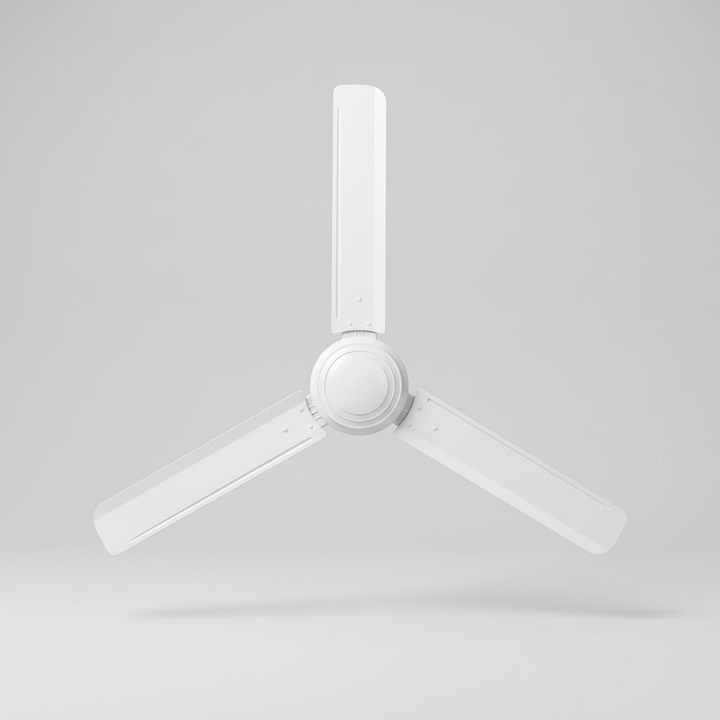 Ventilador de Techo Industrial MasterFan Hércules 56" Blanco VIHESLBL56, 3 Aspas Metálicas, 105W, 360 RPM, Control de Pared 5 Velocidades