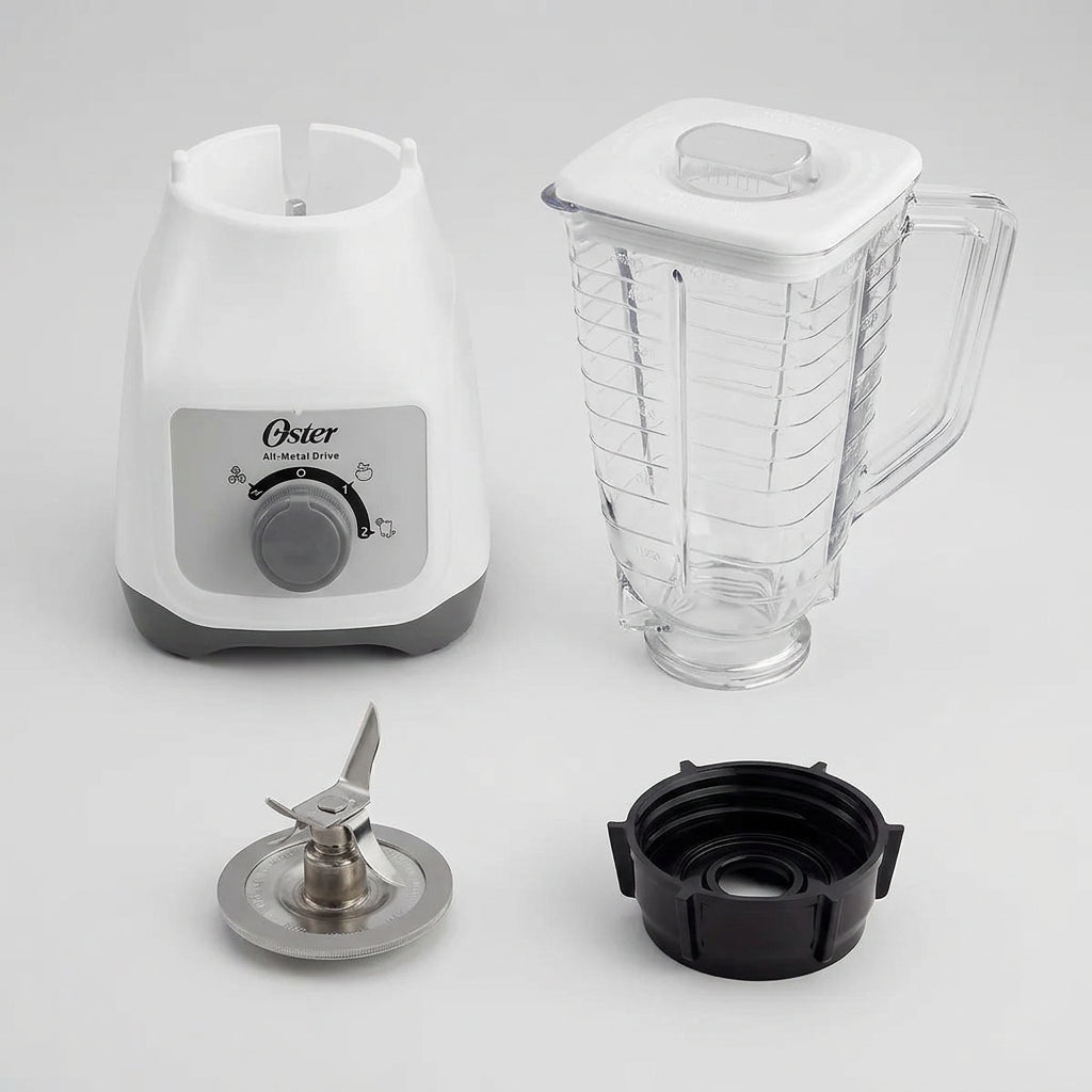 Licuadora Oster Kalimán BLSTKAP-WRB-013 2 Velocidades Vaso de Plástico 1.25 L Blanca