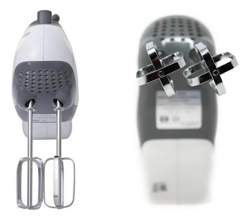 Batidora de Mano Sunbeam FPSBHM4000-013 100W 5 Velocidades, Batidores Cromados, Botón de Expulsión, Blanca