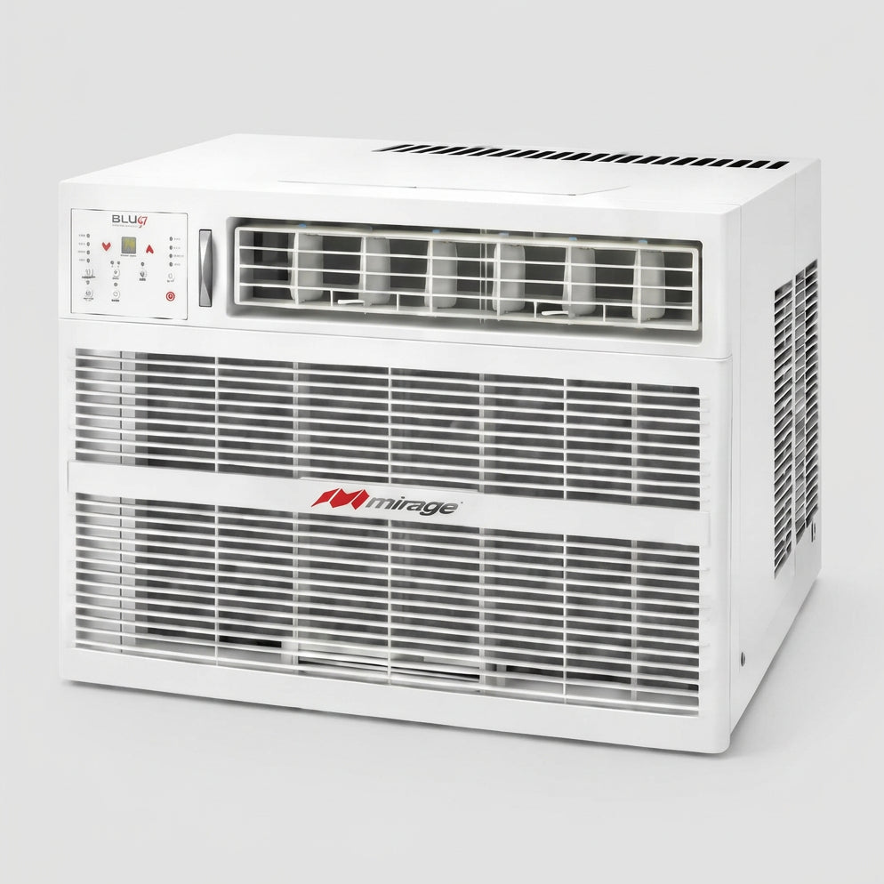 Aire Acondicionado de Ventana Mirage Blu Plus Efficient MACC2421N 2 Toneladas 24,000 BTU Solo Frío 220V, Gas R32