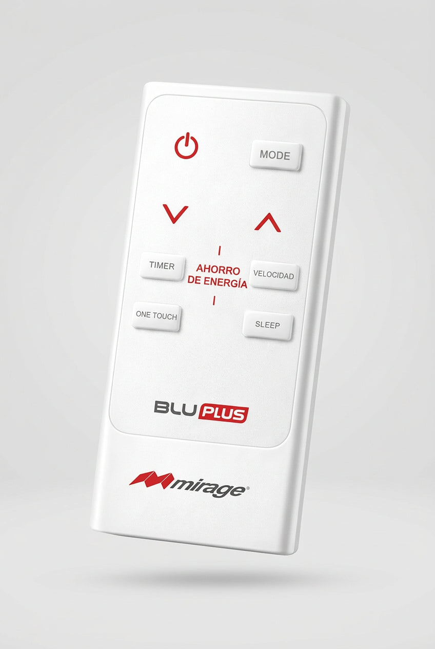 Aire Acondicionado de Ventana Mirage Blu Plus Efficient MACC2421N 2 Toneladas 24,000 BTU Solo Frío 220V, Gas R32