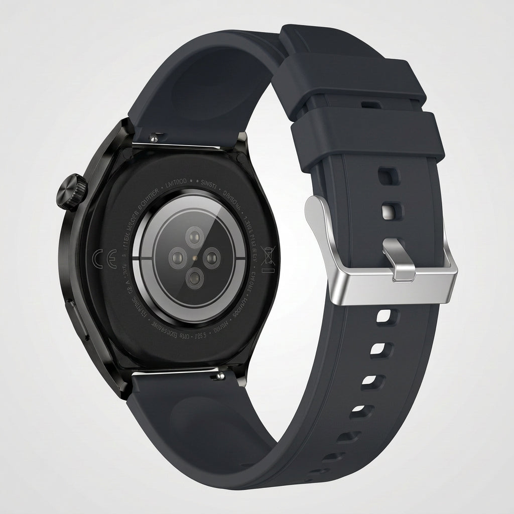 Reloj Inteligente Aiwa AiWatch AWSAM05BB Negro, Pantalla AMOLED 1.43", Llamadas Bluetooth, Ritmo Cardíaco, SpO2, +100 Deportes