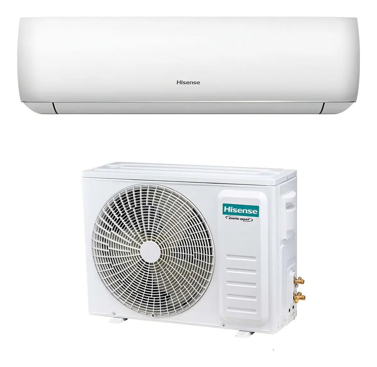 Minisplit Inverter Hisense AT121CK 1 Tonelada 12,000 BTU Solo Frío 115V (110V) 17.89 SEER, Blanco