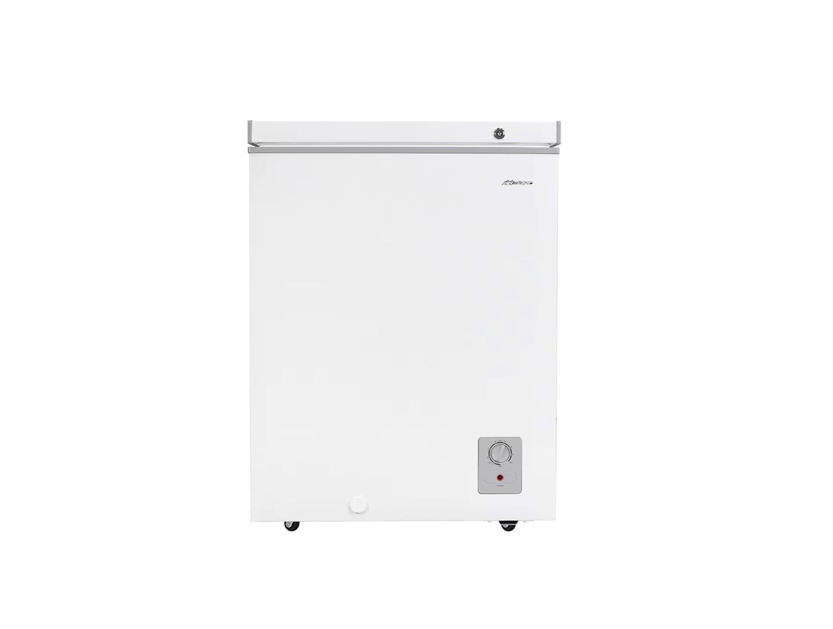 Congelador Horizontal Mirage MCP15HB 5 Pies (142 L), Cerradura con Llave, Luz Interior, Ruedas, Interior de Aluminio, Blanco