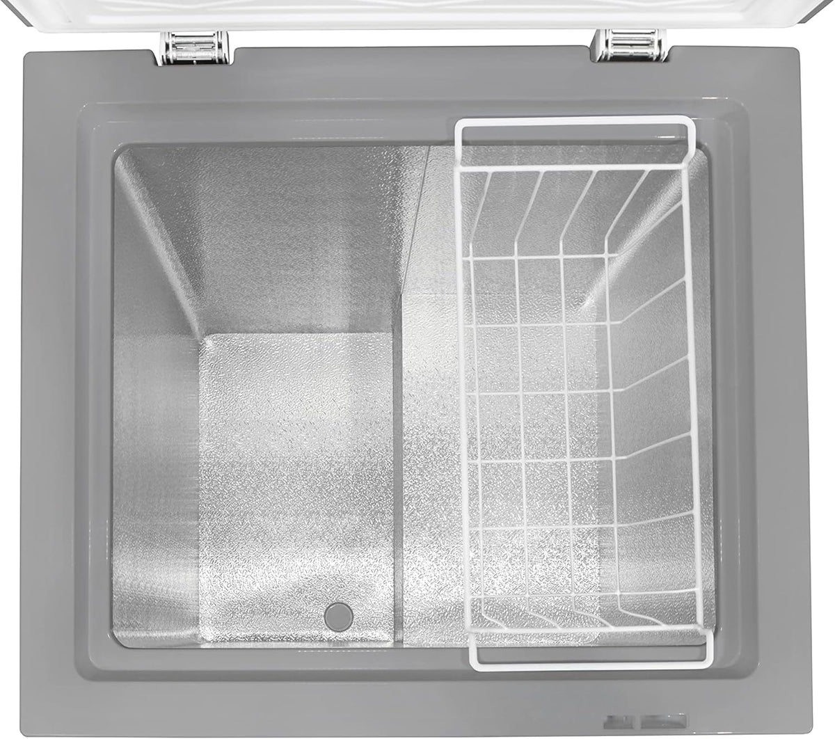 Congelador Horizontal Mirage de 3.5 Pies Cúbicos y 100 Litros con Canastillas Interiores, Indicador de Encendido, 3 Modos de Operación y Color Blanco