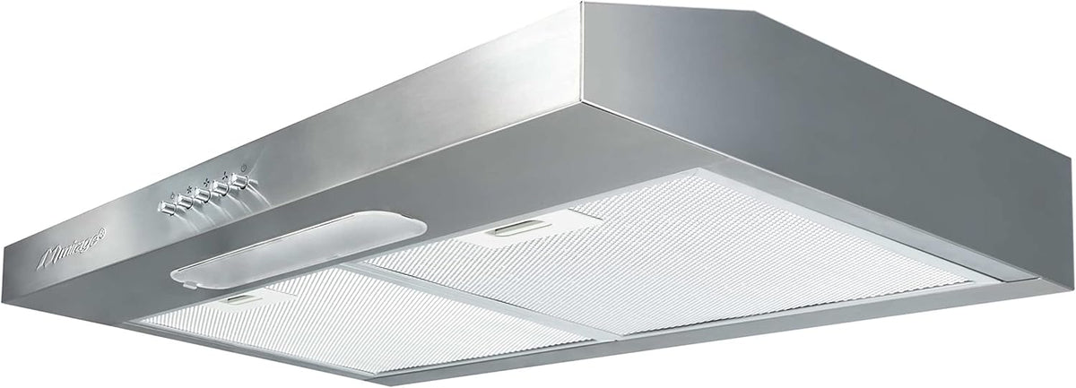 Campana Extractora Mirage Velox de 60 cm para Instalación Bajo Gabinete, Diseño Compacto de Perfil Delgado