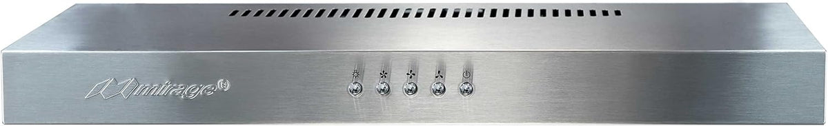Campana Extractora Mirage Velox de 60 cm para Instalación Bajo Gabinete, Diseño Compacto de Perfil Delgado