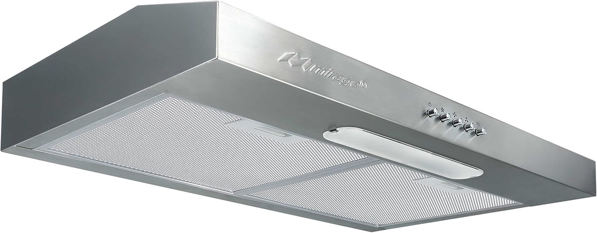 Campana Extractora Mirage Velox de 60 cm para Instalación Bajo Gabinete, Diseño Compacto de Perfil Delgado
