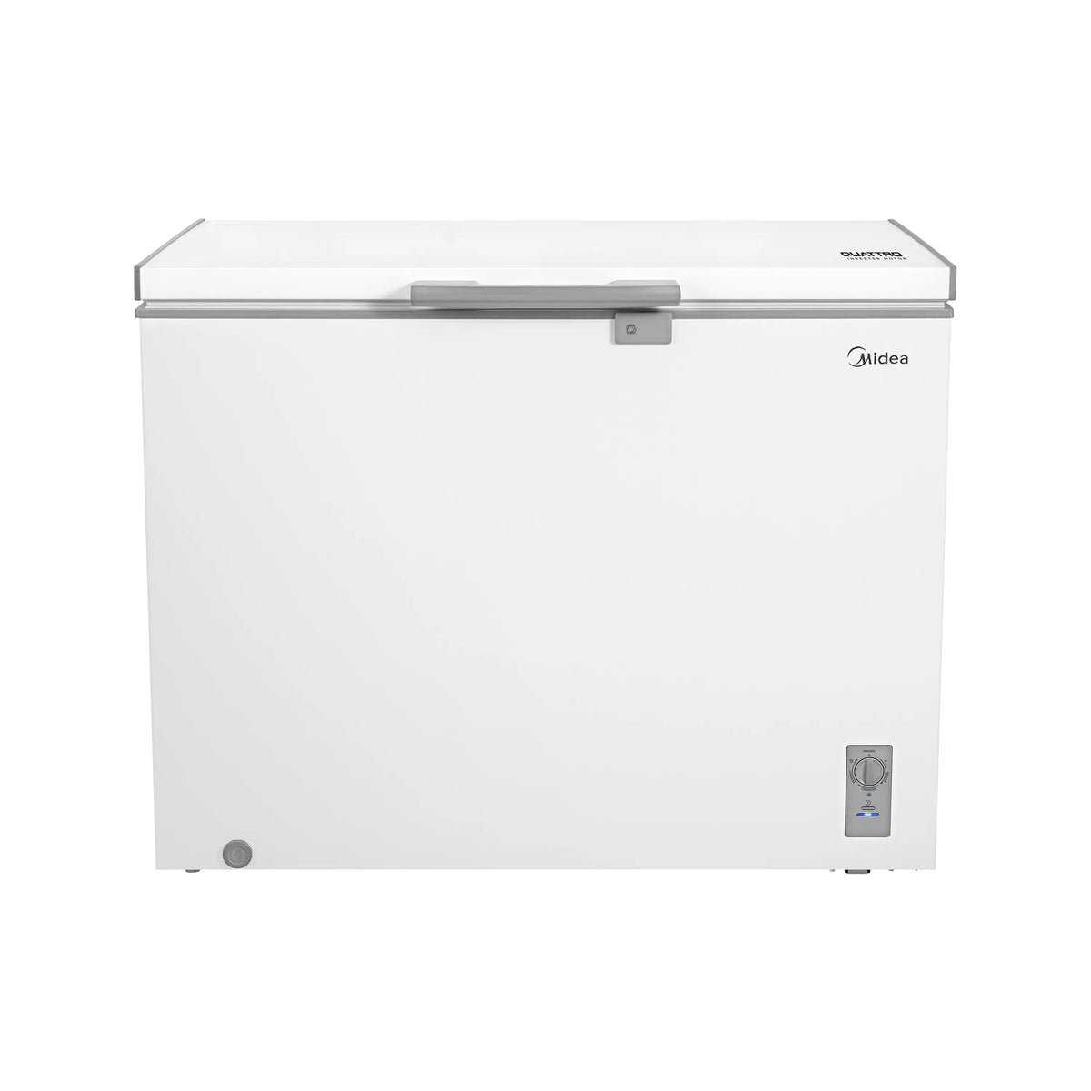 Congelador Horizontal Midea MDRC411FZM01D 11 Pies (293 L) Inverter Quattro, Convertible Congelador/Refrigerador, Blanco