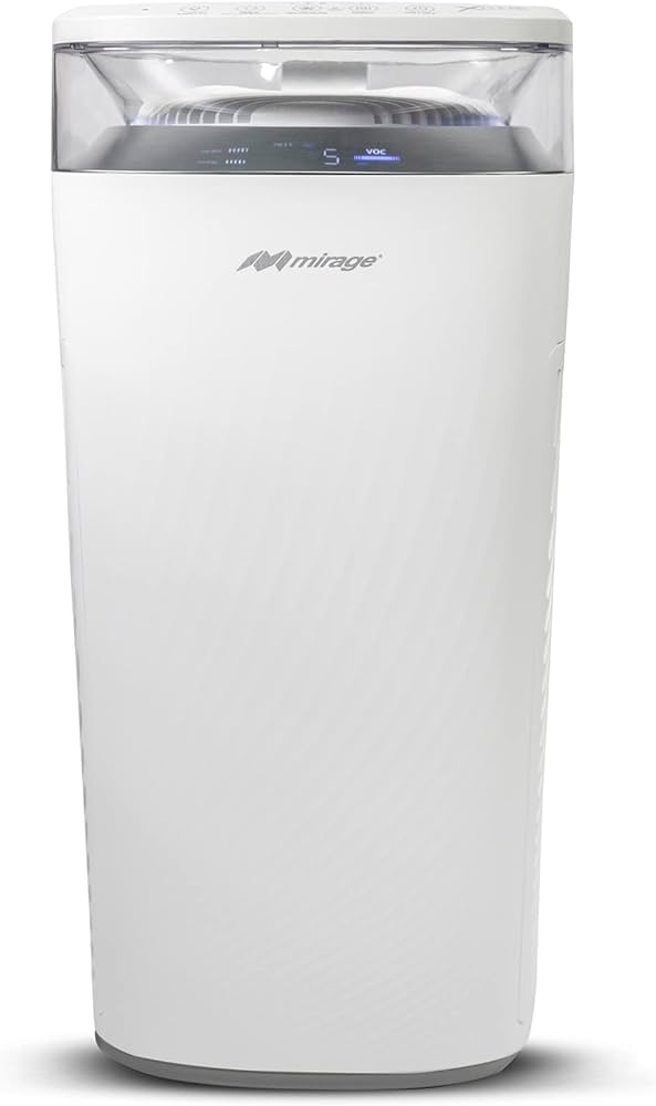 Purificador de Aire Mirage | MPH500B | 500 m³/h | Filtro HEPA 13 | 110V
