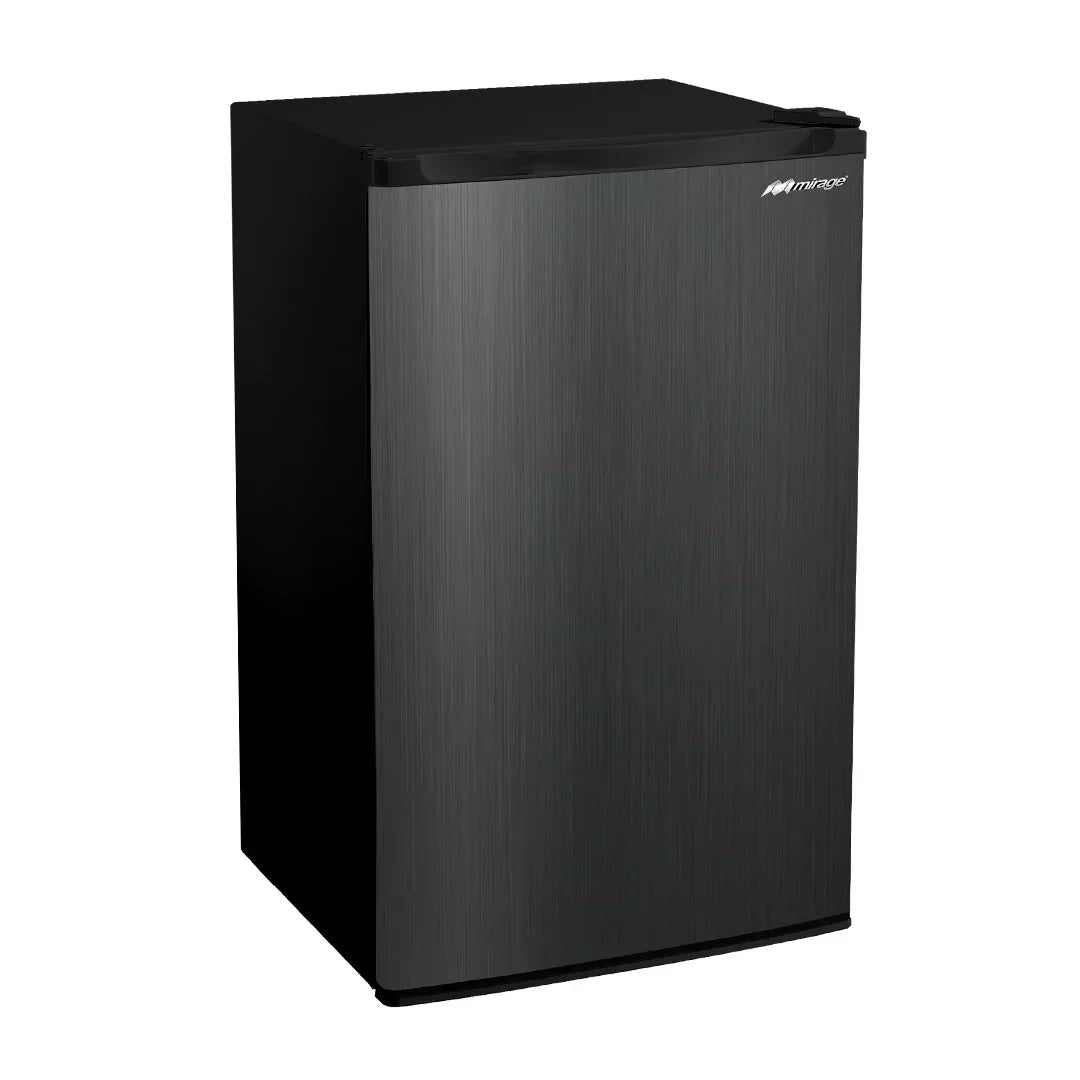Refrigerador Mirage REFX40 Top Mount de 3.3 Pies Cúbicos con Alta Eficiencia Energética, Diseño Compacto y Acabado en Acero Inoxidable