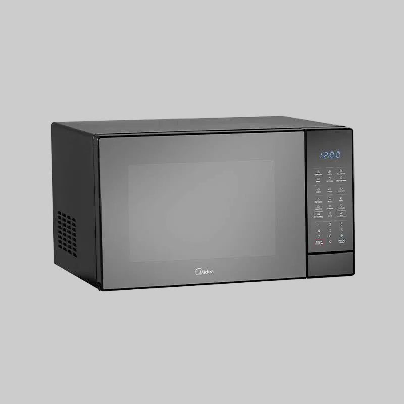 Horno de Microondas Midea SmartECO MMDK14S2MB 1.4 pies³ (40 L), 1000 W, 10 Niveles, Menú Tortillas, AutoClean, Negro Puerta Espejo