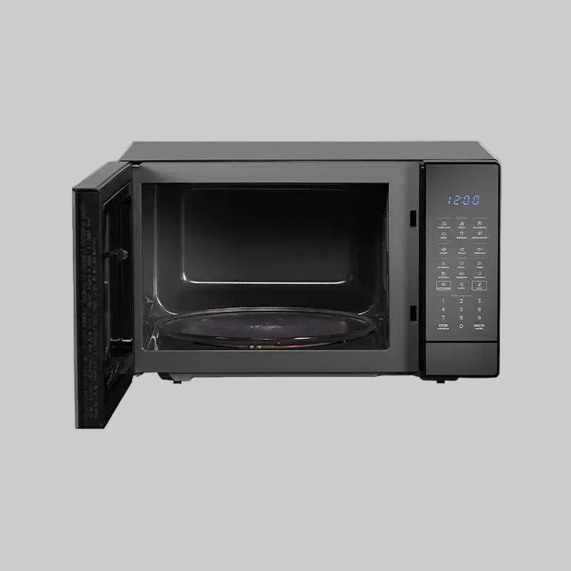Horno de Microondas Midea SmartECO MMDK14S2MB 1.4 pies³ (40 L), 1000 W, 10 Niveles, Menú Tortillas, AutoClean, Negro Puerta Espejo